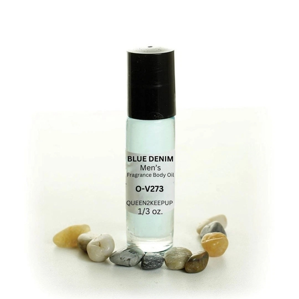 Blue Denim (Men) Body Oil 10 ml Fragrance All Natural 1/3 oz Roll-On Scent